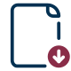 weißes Blatt mit Symbol zum Download
