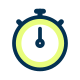 eine Uhr zeigt auf 12 Uhr